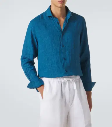 Frescobol Carioca Antonio linen shirt | Thumbnail 4