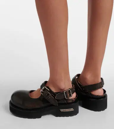 Balenciaga Venom leather Mary Jane flats | Thumbnail 5 Balenciaga Venom leather Mary Jane flats | Thumbnail 5