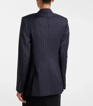 Givenchy Pinstripe double-breasted wool blazer | Thumbnail 2 Givenchy Pinstripe double-breasted wool blazer | Thumbnail 2