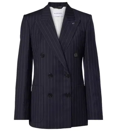 Givenchy Pinstripe double-breasted wool blazer | Thumbnail 1 Givenchy Pinstripe double-breasted wool blazer | Thumbnail 1