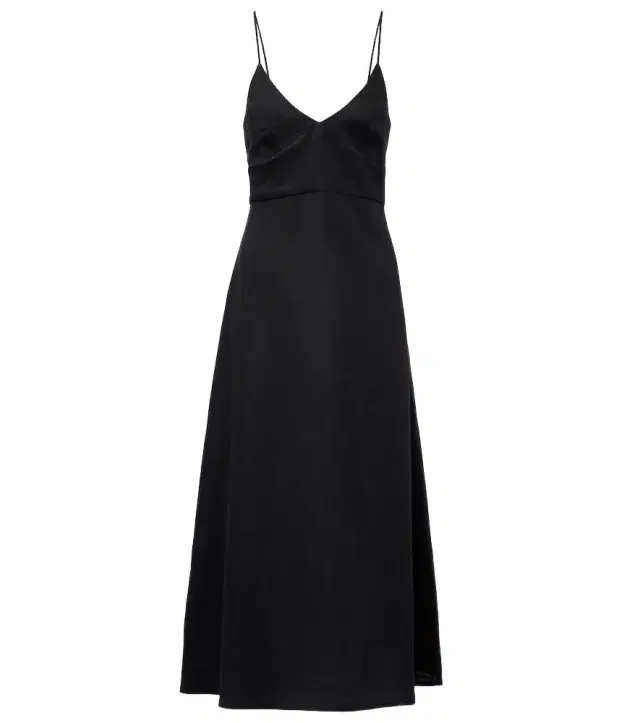 Ida linen midi dress