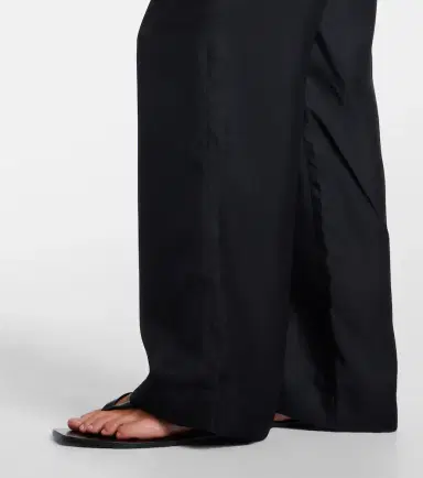 ASCENO Aurelia silk wide-leg pants | Thumbnail 4 ASCENO Aurelia silk wide-leg pants | Thumbnail 4