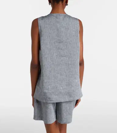 ASCENO Cali linen top | Thumbnail 4 ASCENO Cali linen top | Thumbnail 4
