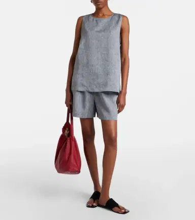 ASCENO Boston linen shorts | Thumbnail 2 ASCENO Boston linen shorts | Thumbnail 2