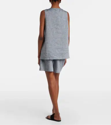 ASCENO Boston linen shorts | Thumbnail 5 ASCENO Boston linen shorts | Thumbnail 5