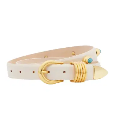 Déhanche Déhanche Hollyhock embellished leather belt | Thumbnail 1