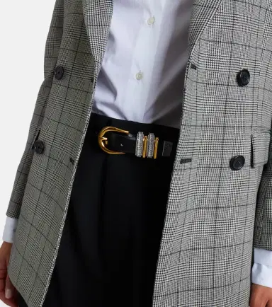 Déhanche Déhanche Hollyhock embellished leather belt | Thumbnail 2