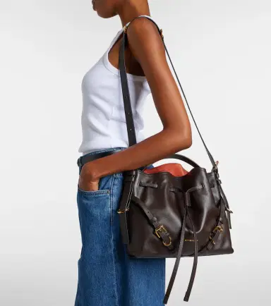 Givenchy Voyou Bucket Small leather shoulder bag | Thumbnail 6