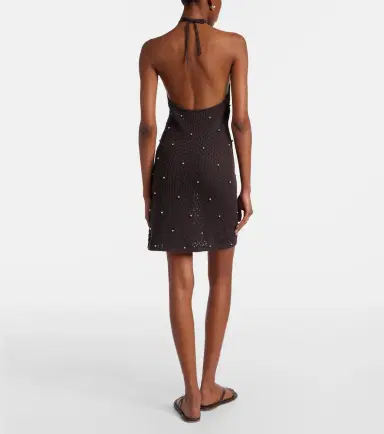 Staud Isola crochet embellished cotton beach dress | Thumbnail 2