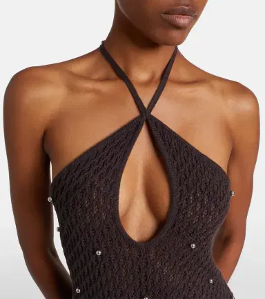 Staud Isola crochet embellished cotton beach dress | Thumbnail 5
