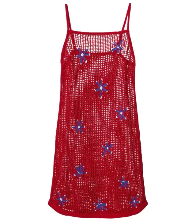 Rio crochet cotton beach dress