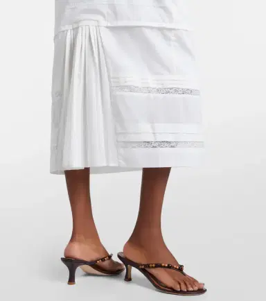 Staud Corinna embroidered cotton voile midi dress | Thumbnail 5 Staud Corinna embroidered cotton voile midi dress | Thumbnail 5
