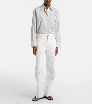Citizens of Humanity Lindz broderie anglaise straight jeans | Thumbnail 3 Citizens of Humanity Lindz broderie anglaise straight jeans | Thumbnail 3