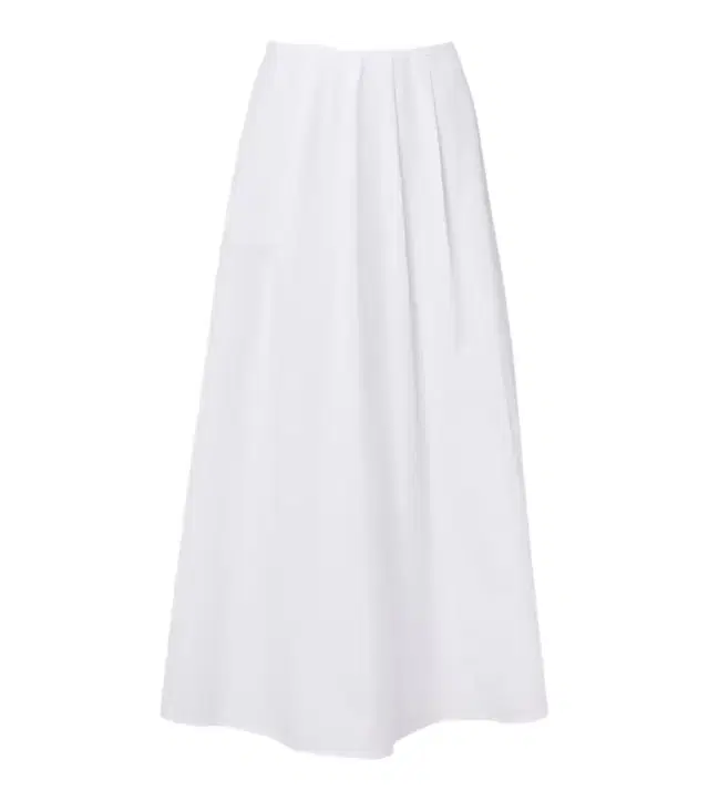 Emi cotton poplin midi skirt
