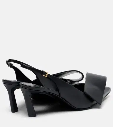 Givenchy Twisted Ribbon leather slingback pumps | Thumbnail 2