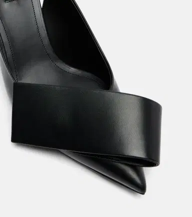 Givenchy Twisted Ribbon leather slingback pumps | Thumbnail 3