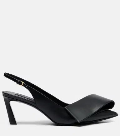 Givenchy Twisted Ribbon leather slingback pumps | Thumbnail 4