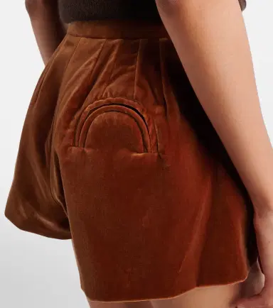 Blaze Milano Blazé Milano Tinker cotton velvet shorts | Thumbnail 2