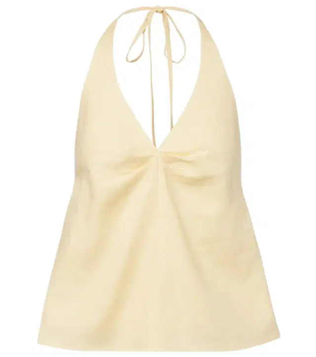 Corso halterneck linen top