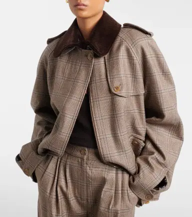 Blazé Milano Blazé Milano Chausie checked virgin wool jacket | Thumbnail 7 Blazé Milano Blazé Milano Chausie checked virgin wool jacket | Thumbnail 7