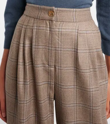 Blazé Milano Blazé Milano Glassy checked virgin wool straight pants | Thumbnail 4 Blazé Milano Blazé Milano Glassy checked virgin wool straight pants | Thumbnail 4