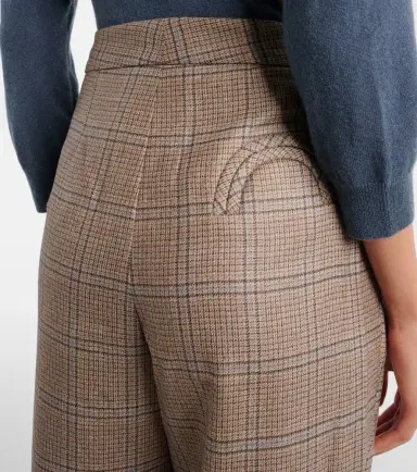 Blazé Milano Blazé Milano Glassy checked virgin wool straight pants | Thumbnail 5 Blazé Milano Blazé Milano Glassy checked virgin wool straight pants | Thumbnail 5