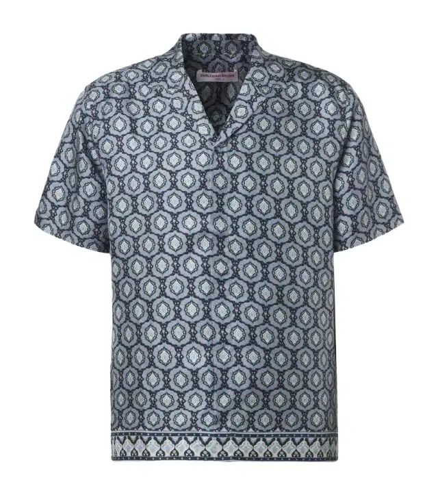 Maitan printed silk shirt