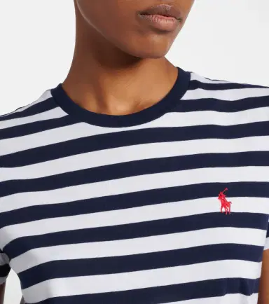 Polo Ralph Lauren Logo striped cotton jersey T-shirt | Thumbnail 4