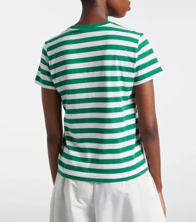 Polo Ralph Lauren Logo striped cotton jersey T-shirt | Thumbnail 3