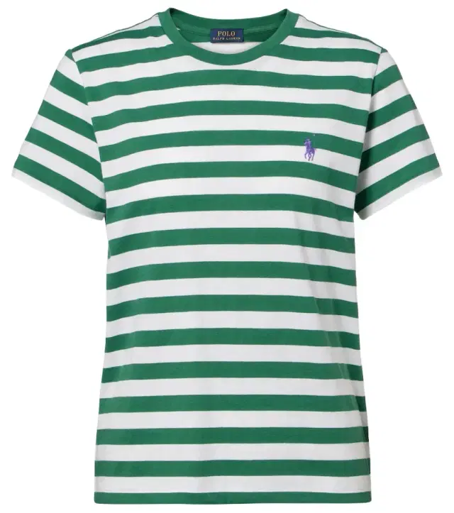 Polo Ralph Lauren Logo striped cotton jersey T-shirt