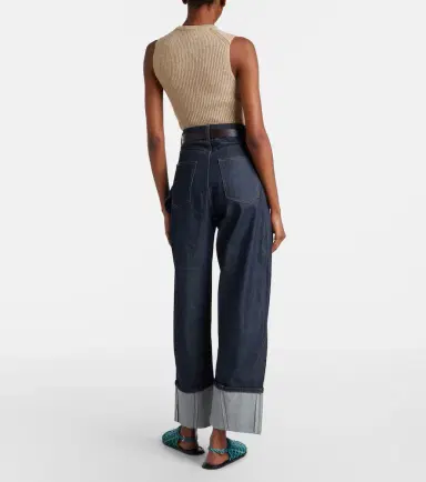 JW Anderson Twisted embroidered straight jeans | Thumbnail 4