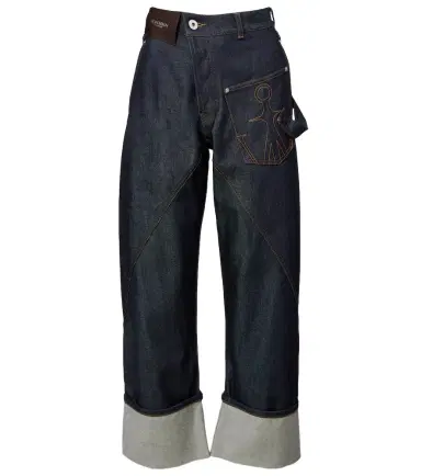 JW Anderson Twisted embroidered straight jeans | Thumbnail 1