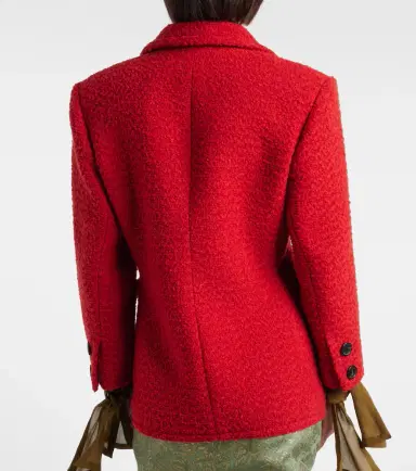 Saint Laurent Wool and silk-blend tweed jacket | Thumbnail 2