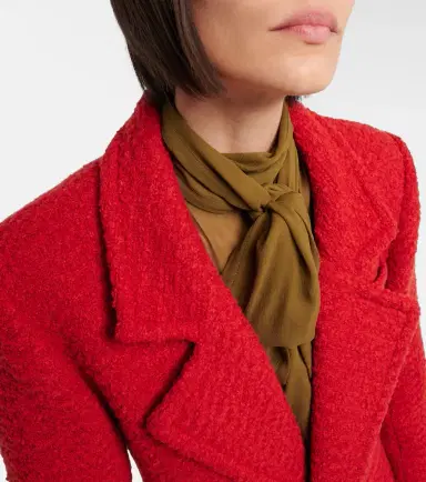 Saint Laurent Wool and silk-blend tweed jacket | Thumbnail 6