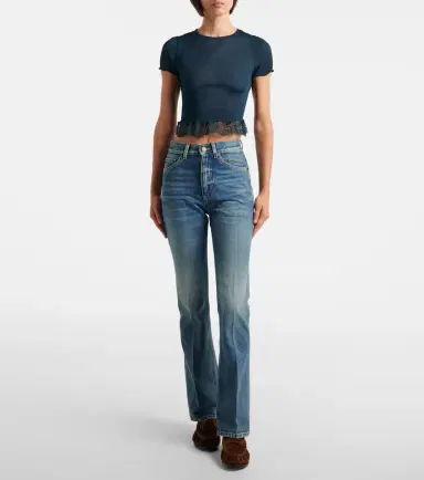 Saint Laurent Clyde bootcut jeans | Thumbnail 4