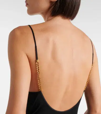 Saint Laurent Cassandre chain-detail jersey camisole | Thumbnail 4 Saint Laurent Cassandre chain-detail jersey camisole | Thumbnail 4