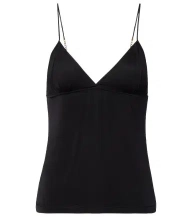 Saint Laurent Cassandre chain-detail jersey camisole | Thumbnail 1 Saint Laurent Cassandre chain-detail jersey camisole | Thumbnail 1