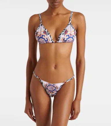 Bananhot Pracy embellished printed bikini bottoms | Thumbnail 2