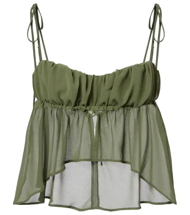 Bananhot Adelina asymmetric ruched top