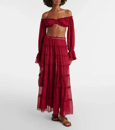 Bananhot Elma off-shoulder crop top | Thumbnail 2