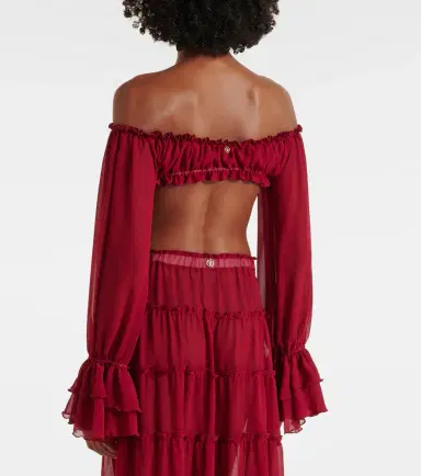Bananhot Elma off-shoulder crop top | Thumbnail 4