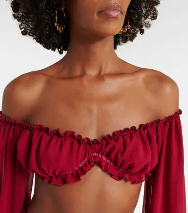 Bananhot Elma off-shoulder crop top | Thumbnail 5