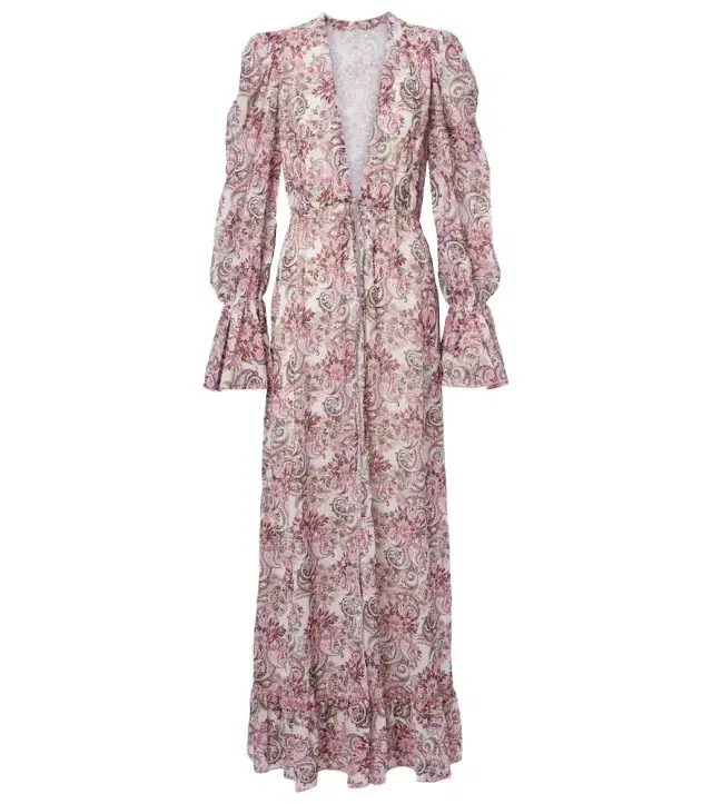 Bananhot Berta paisley beach cover-up