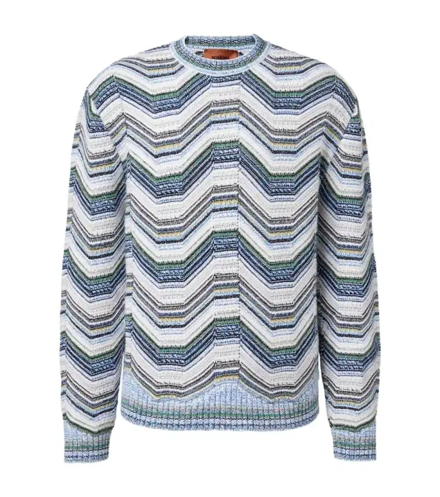 Missoni Wave wool and cotton-blend sweater