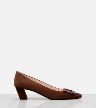 Roger Vivier Belle Vivier suede pumps | Thumbnail 4 Roger Vivier Belle Vivier suede pumps | Thumbnail 4