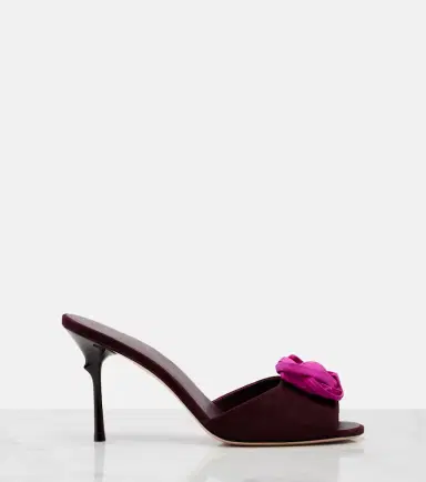Roger Vivier Rose Vivier suede mules | Thumbnail 2 Roger Vivier Rose Vivier suede mules | Thumbnail 2