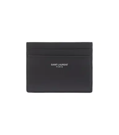 Saint Laurent Leather card holder | Thumbnail 1 Saint Laurent Leather card holder | Thumbnail 1