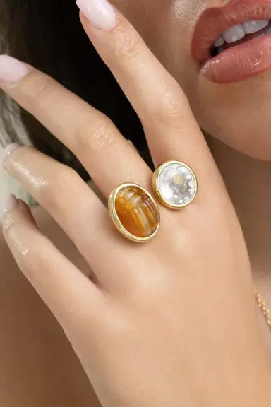 VRAM Opal Sapphire Garnet 2Tua Ring | Thumbnail 2 VRAM Opal Sapphire Garnet 2Tua Ring | Thumbnail 2