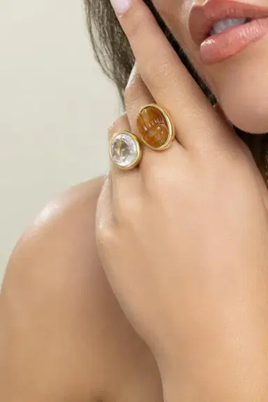 VRAM Opal Sapphire Garnet 2Tua Ring | Thumbnail 4 VRAM Opal Sapphire Garnet 2Tua Ring | Thumbnail 4
