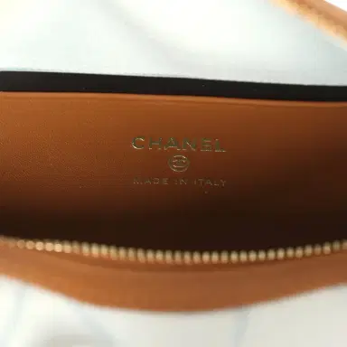 Chanel Chanel Mini CC Hobo Pouch with Chain Light Blue Denim and Brown Calfskin Gold Hardware | Thumbnail 10 Chanel Chanel Mini CC Hobo Pouch with Chain Light Blue Denim and Brown Calfskin Gold Hardware | Thumbnail 10